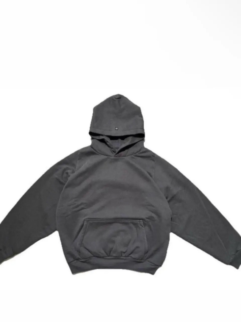 Gap Yeezy Balenciaga Charcoal Gray Hooded Pullover Sweatshirt